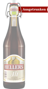 Altbier HELLERS - ausgetrunken